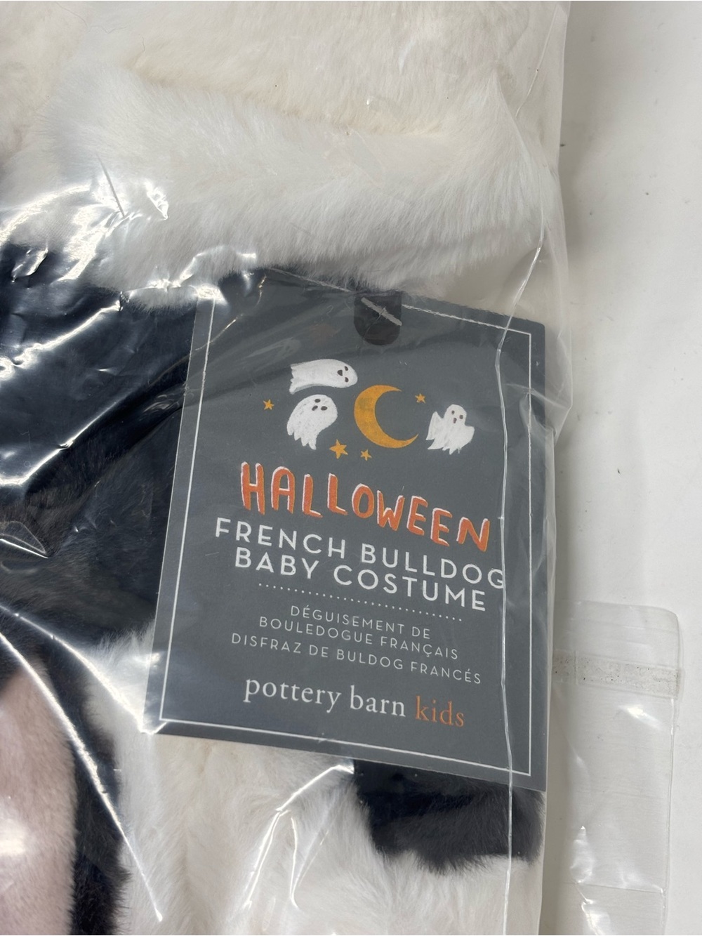Pottery Barn Kids French Bulldog baby Halloween costume NEW WITH TAGS - Picture 4 of 4